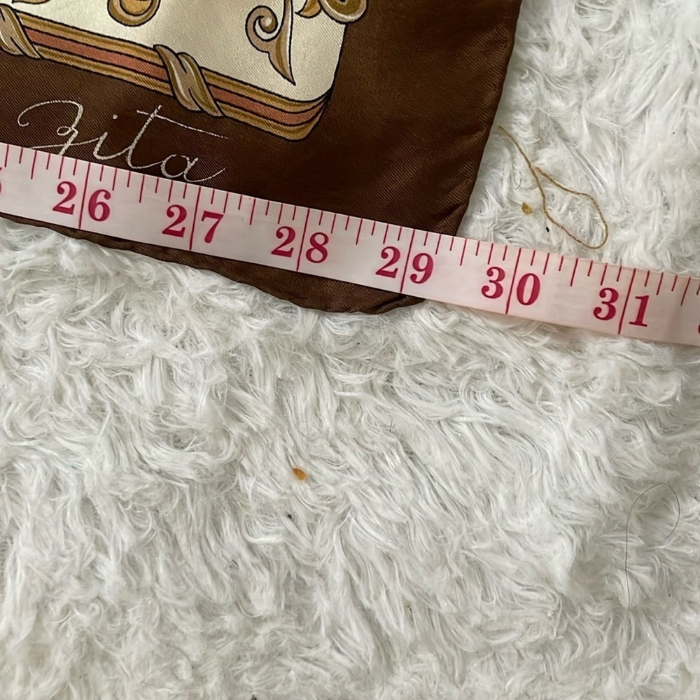 Michele Paris Brown and Cream Scarf - Picture 9 of 13